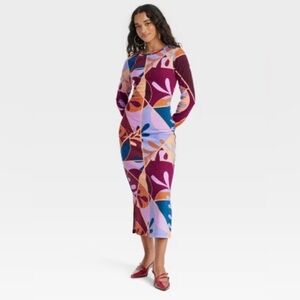 Latino Heritage Month Long Sleeve Midi Bodycon Sweater Dress from Target